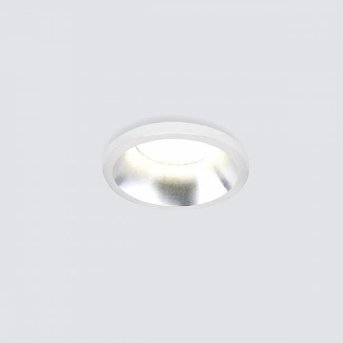 Встраиваемый светодиодный светильник Elektrostandard 15269/LED белый/сатин никель a056020