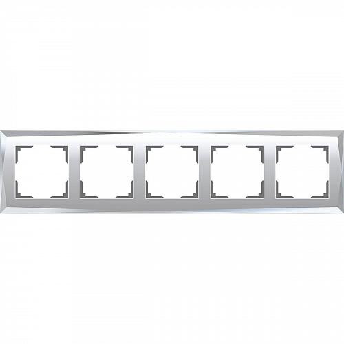 Рамка Werkel Diamant на 5 постов зеркальный WL08-Frame-05 4690389143854