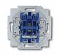 Выключатель кнопочный двухклавишный ABB BJE 10A 250V 2CKA001413A0509 - фото №1