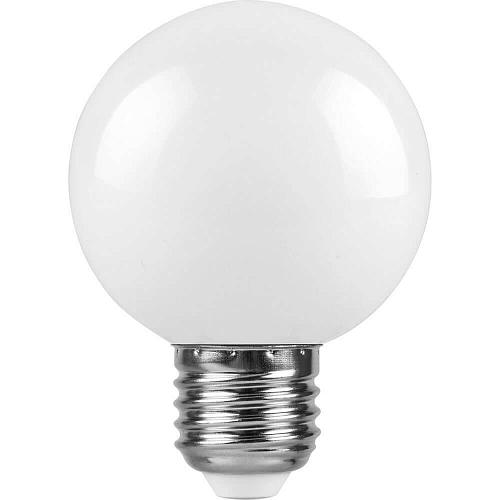 Лампа светодиодная Feron E27 3W 2700K Шар Матовая LB-371 25903