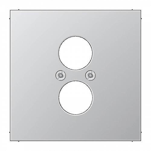 Накладка для 2-х акустических гнезд L 2 S Jung LS 990 алюминий AL2962-2