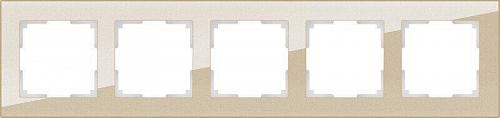 Рамка Werkel Favorit на 5 постов шампань WL01-Frame-05 4690389122996