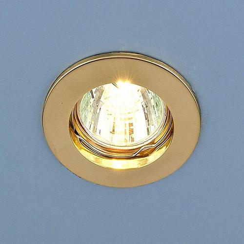 Встраиваемый светильник Elektrostandard 863 MR16 GD золото 4690389055539