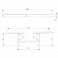 Шинопровод однофазные встраиваемый Elektrostandard Track Rail WH Recessed 85083/00 a057097 - фото №3