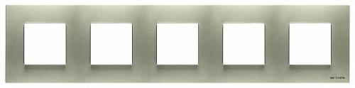 Рамка 5-постовая ABB Zenit шампань 2CLA227500N1901