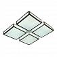 Потолочный светодиодный светильник Ambrella light Orbital Crystal Sand FS1888 WH/SD 144W 4200K D520* - фото №1