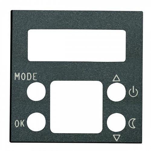 Лицевая панель ABB Zenit термостата антрацит 2CLA224050N1801