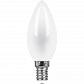 Лампа светодиодная Feron E14 9W 4000K Свеча Матовая LB-73 25957 - фото №1