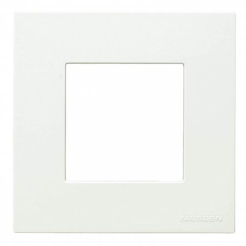 Рамка 1-постовая ABB Zenit альпийский белый 2CLA227110N1101