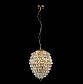 Подвесной светильник Crystal Lux Charme SP6 Gold/Transparent - фото №1