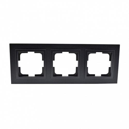 Рамка 3-постовая Mono Electric Despina графит 102-200000-162
