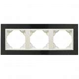 Рамка 3-постовая Efapel Logus 90 Petra натуральный гранит/лед 90930 TGG