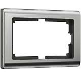 Рамка Werkel Metallic для двойной розетки глянцевый никель W0081602 4690389159077