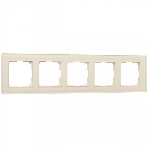 Рамка на 5 постов Werkel Favorit молочный W0051141 4690389183461