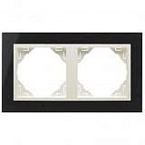 Рамка 2-постовая Efapel Logus 90 Petra натуральный гранит/лед 90920 TGG