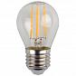 Лампа светодиодная филаментная ЭРА E27 9W 4000K прозрачная F-LED P45-9w-840-E27 Б0047029 - фото №1
