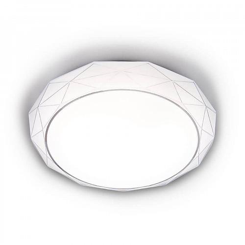 Потолочный светодиодный светильник Ambrella light Orbital Air F16 WH 48W D400