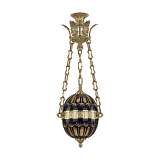 Подвесной светильник Bohemia Ivele 71000P/20 G Amber-Blue/H-1I Y8