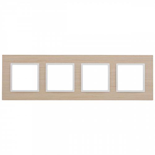 Рамка 4-постовая ЭРА Elegance 14-5304-01 Б0049151