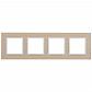 Рамка 4-постовая ЭРА Elegance 14-5304-01 Б0049151 - фото №1