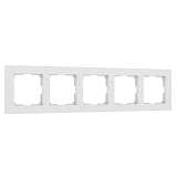 Рамка Werkel Hammer на 5 постов белый W0052401 4690389163531
