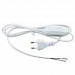 Шнур сетевой с вилкой и выключателем Uniel UCX-C10/02A-170 White UL-00004428 - фото №1