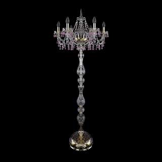 Торшеры с 2 и более плафонами розового цвета