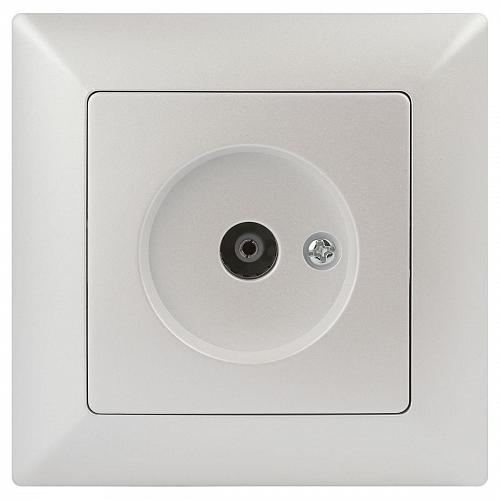 Розетка TV ЭРА Intro Solo перламутровый 4-301-06 Б0053992