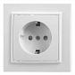 Розетка Feron Stekker Эрна с/з 16A 250V белый PST16901001 39050 - фото №1