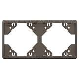 Рамка 2-модульная Efapel Apolo 5000 Metalizada графит 50921 TGR