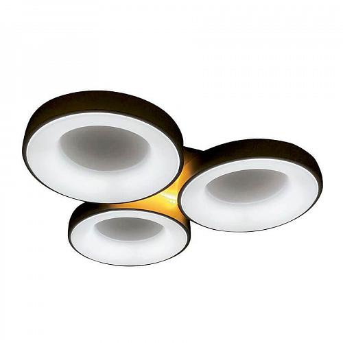 Потолочный светодиодный светильник Ambrella light Orbital Granule FG2071 WH 144W+10W D750*700