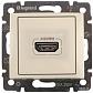 Розетка HDMI Legrand Valena слоновая кость 774185 - фото №1