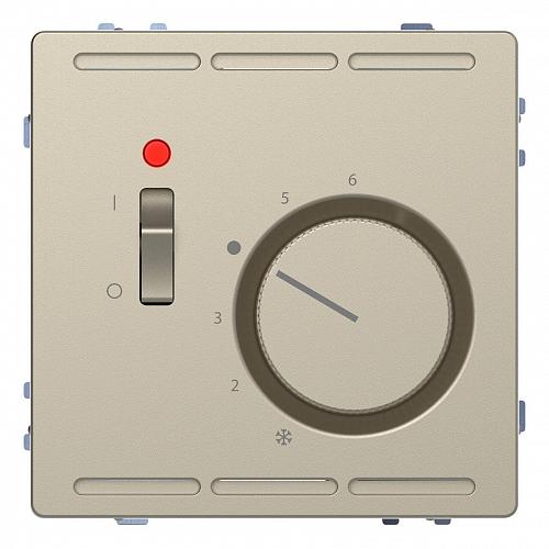 Терморегулятор Schneider Electric Merten D-Life с центральной платой с выключателем 230V MTN5760-6033