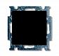 Выключатель кнопочный одноклавишный ABB Basic55 10A 250V chateau-черный 2CKA001413A1095 - фото №1