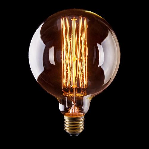 Лампа накаливания Voltega E27 40W шар прозрачный VG6-G125A1-40W 6494