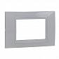 Рамка трехмодульная Schneider Electric Unica MGU4.103.18 - фото №1