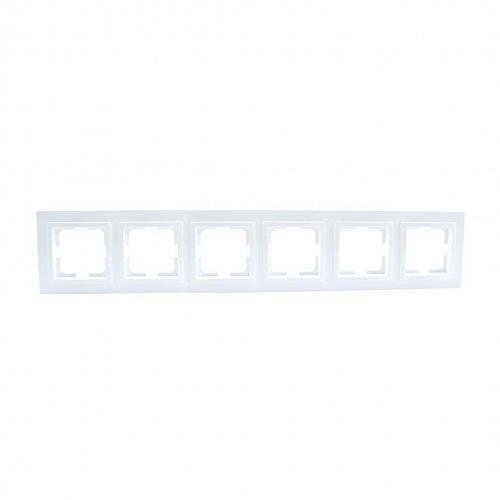 Рамка 6-постовая Mono Electric Despina жемчуг 102-250000-166