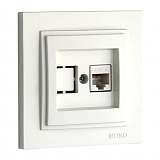 Розетка компьютерная RJ45 Mono Electric Despina 6 кат слоновая кость 102-010005-125