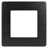 Рамка 1-постовая ЭРА 12 сатин черный 12-5101-06 Б0052504