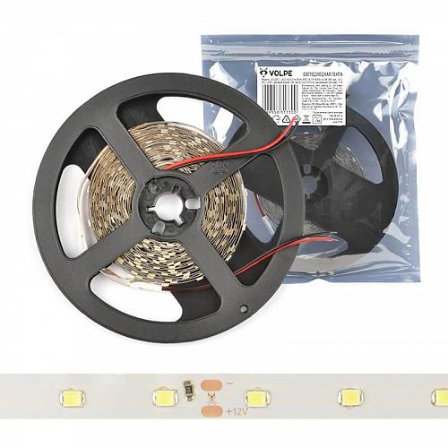 Светодиодная лента Volpe (UL-00001342) 4,8W/m 60LED/m 2835SMD теплый белый 5M ULS-Q921 2835-60LED/m-8mm-IP20-DC12V-4,8W/m-5M-WW