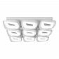 Потолочная светодиодная люстра iLedex Flying FS-012-X9 216W WH - фото №3