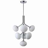 Подвесная люстра Crystal Lux ALICIA SP7 CHROME/WHITE