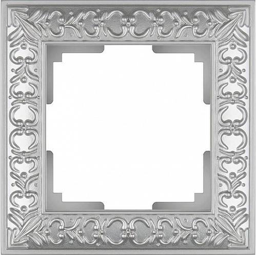 Рамка Werkel Antik на 1 пост жемчужный WL07-Frame-01 4690389063497
