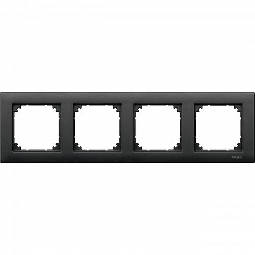 Рамка 4-постовая Schneider Electric Merten System M MTN486414