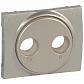 Лицевая панель Legrand Galea Life розетки TV-RD титановая 771472 - фото №1