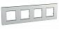 Рамка 4-постовая Schneider Electric Unica Quadro MGU6.708.55 - фото №1