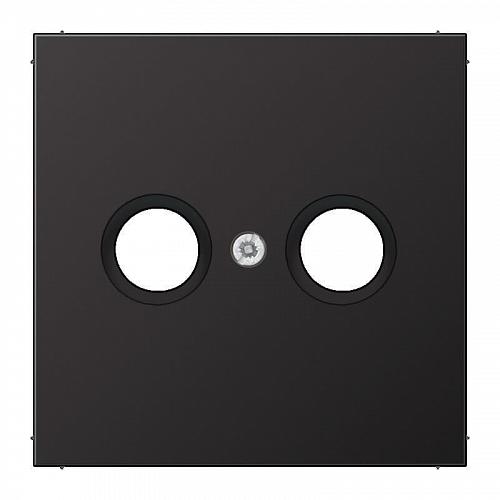 Накладка TV-FM розетки Jung LS 990 dark AL2990TVD