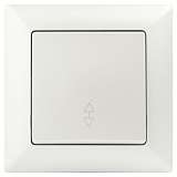 Переключатель одноклавишный ЭРА Intro Solo 10A 250V перламутровый 4-103-06 Б0053582