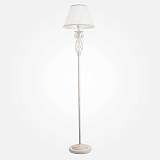 Торшер Eurosvet 10073/1 белый с золотом/прозрачный хрусталь Strotskis