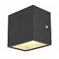 Уличный настенный светодиодный светильник SLV Sitra Cube 1002032 - фото №1